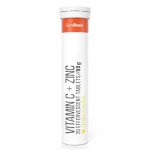 Vitamin C + zinek šumivé - GymBeam (citrusové ovoce, 20 tab.) (93589-3-citrusovéovocie-20tab)