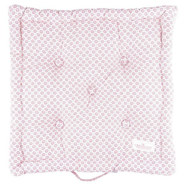 GREEN GATE Prošívaný podsedák Narina Pale Pink 50 x 50 cm, růžová barva