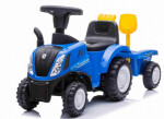Mamido Dětské odrážedlo traktor s přívěsem New Holland T7 modrý