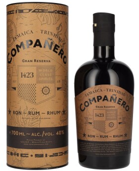 Companero JAMAICA-TRINIDAD Gran Reserva Rum 40% 0,7 l (tuba)