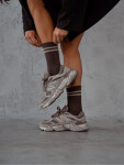 Milena ponožky 0200-184 Two Stripes 37-41 bílá 37-41