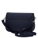 Stylová dámská koženková crossbody kabelka Gizela, tmavě modrá