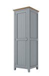 ARTEN (NANO Systems s.r.o.) Skříň se šatní tyčí FLEUR-W1P (Šedá)