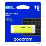 GOODRAM UME2 16GB žlutá / Flash disk / USB 2.0 / čtení: 20MBs / zápis: 5MBs (UME2-0160Y0R11)