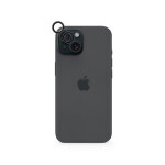 Epico Aluminium Lens Protector Ochranné sklo pro fotoaparát Apple iPhone 15/15 Plus černá (81112151300012)