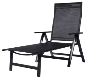 SUN GARDEN LONDON lehátko hliníkové - černé+antracit