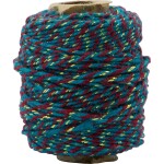 House Doctor Provázek Turquoise 50 m, modrá barva, textil