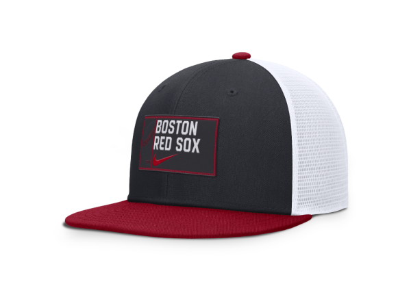 Nike Pánská kšiltovka Boston Red Sox MLB Primetime Dri-Fit Pro Structured Square Bill Trucker Cap Velikost: S/M