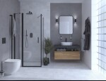 Sprchový kout obdélník 90x80 cm SAT Fusion SATFUDP90S80C SATFUDP90S80C