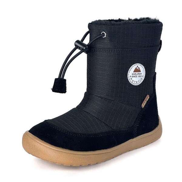 Dívčí zimní barefoot boty PRO-tex Protetika - HEIKO BLACK - 27
