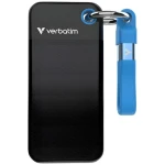 Verbatim Pocket SSD 128 GB černo-modrá / Externí SSD / USB-C 3.2 Gen 2 / R: 1000 MB/s / W: 1000 MB/s (32433)