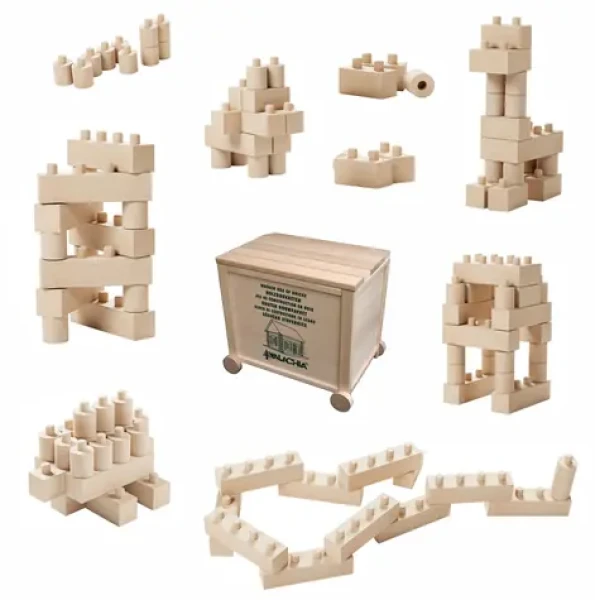 Walachia Dřevěná skládací stavebnice Construct easy box