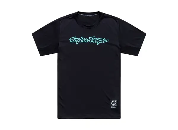 Troy Lee Designs Skyline Ride pánský dres Signature Black/Real Teal vel. L