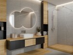 INVENA - Dešťová sprcha s baterií sprchovou paros trend chrom; AU-33-B01-C