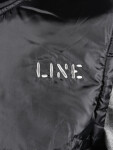 Line Foundation black pánská mikina na zip - M