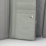 Luxusní dámská peněženka Gisbina, šedo-růžová