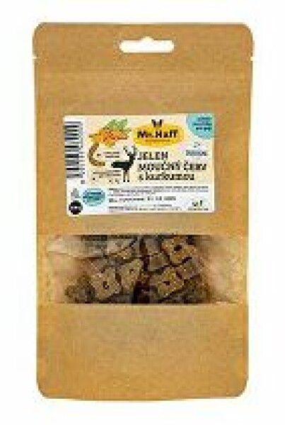 UGF pamlsek Mr. Haff moučný červ, jelen a kurkuma 100g