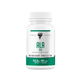 Trec Nutrition ALA 250 - kyselina alfa-lipoová - 60 kapslí (5902114017101)