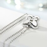 Náhrdelník Swarovski Elements Montanari modrý - motýl, Tmavě modrá 39 cm + 3 cm (prodloužení)