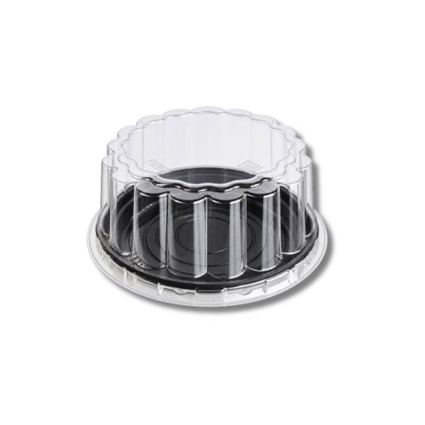 Dortisimo Plastový podnos s víkem na dort 20 x 8 cm (pro dort o velikosti 16 cm)
