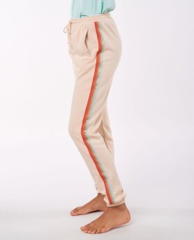 Tepláky Rip Curl STRIPED TRACKPANT Off White