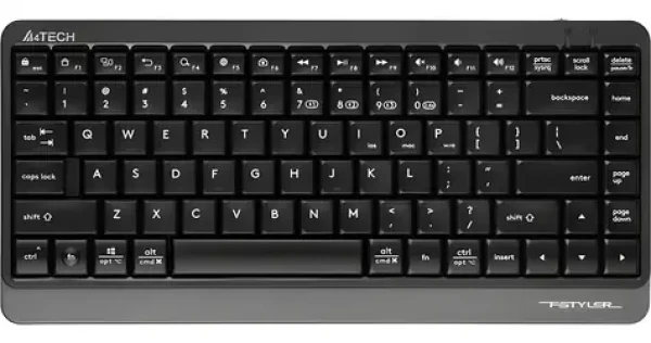 A4tech FStyler FBK11 černošedá / Bezdrátová klávesnice / 80% TKL / Bluetooth / 2.4 GHz / 4 zařízení (A4TKLA47124)