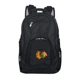 Mojo licensing Batoh Chicago Blackhawks Laptop Travel Backpack - Black