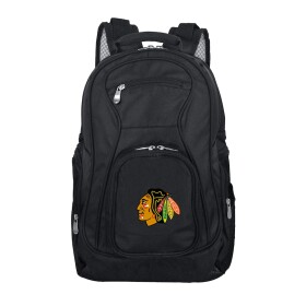 Mojo licensing Batoh Chicago Blackhawks NHL Laptop Travel Backpack - Black