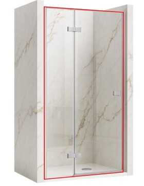 REA - Sprchové dveře bez stěnového profilu ATLAS chrom 100 L REA-K4664