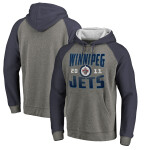 Fanatics Pánská Mikina Winnipeg Jets Timeless Collection Antique Stack Tri-Blend Raglan Velikost: