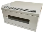 XtendLan Nástěnný rozvaděč 10" šedá / Nástěnný rozvaděč / 4U / 280×350 mm / skleněné dveře (WT-4U-2835-GREY)