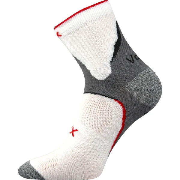 VOXX Ponožky sportovní slabé MAXTER se stříbrem BÍLÉ (3 páry) 35-38 101539