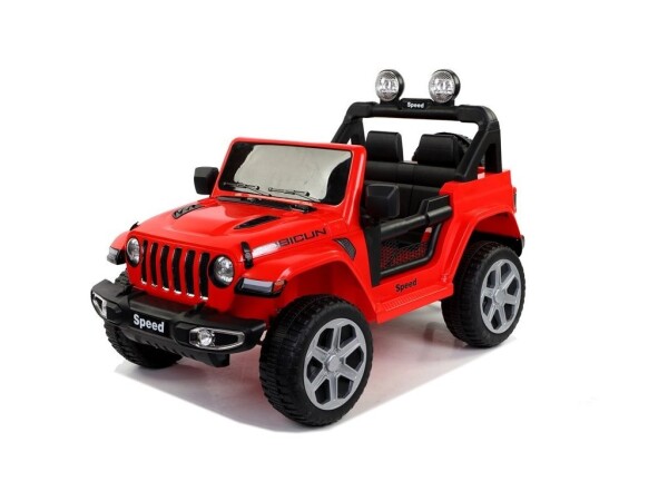 Mamido Elektrické autíčko SPEED 4x4 červené | 180W | EVA | LED | 2,4Ghz | ECO kůže | 12V7Ah