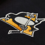 Mitchell & Ness Pánská mikina Pittsburgh Penguins NHL Courtside Fleece Button Front Current Logo Velikost: L