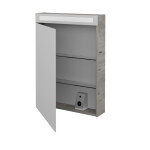 Dřevojas - Jednodveřová galerka AIR GAOE 60 - D01 Beton / Levé 134815