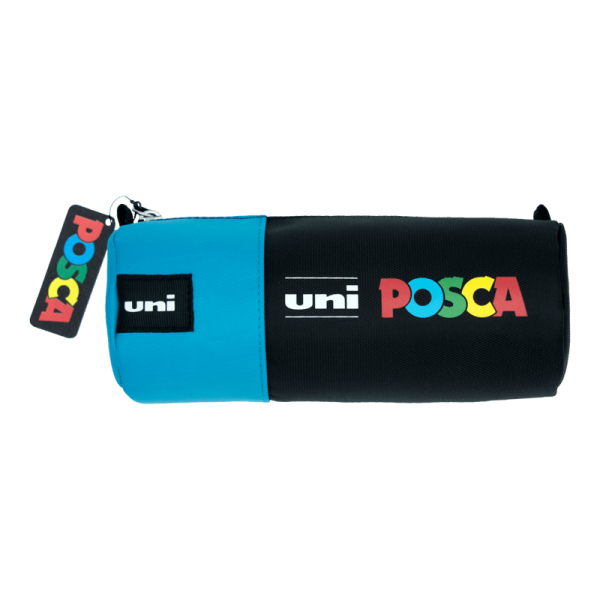Uni POSCA penál modro-černý