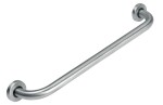 NOVASERVIS - Madlo rovné 600 mm s krytkami kartáčovaná nerez R6661,4