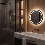 REA - Zrcadlo LED 60cm Modern HOM-00904