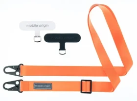 Mobile Origin Lanyard tape 25mm šňůrka oranžová / 84 - 165cm (LYT-UNI-ORG)