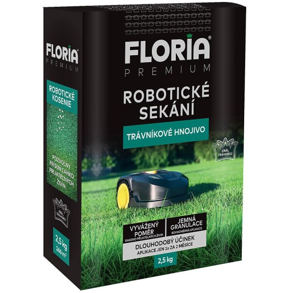 Floria trávníkové hnojivo pro robotické sekání 2,5 kg
