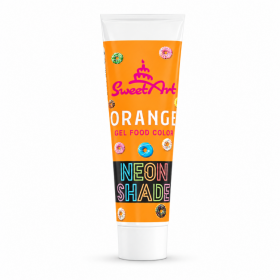 Gelová barva SweetArt neonový efekt tuba Orange (30 g)