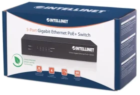 Intellinet 561228 / Switch / 5-port Gigabit / 4x PoE+ / 60 W (561228)