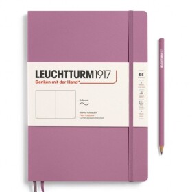 Notebook Composition (B5), Softcover, 123 numbered pages, Dusty Rose, plain