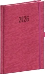 NOTIQUE Týdenní diář Rivoli 2026, růžový, 15 x 21 cm (PGD-TA5RI-6017)