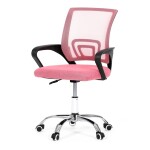 Dětská židle, houpací mechanismus, růžová síťovina, KA-L103 PINK