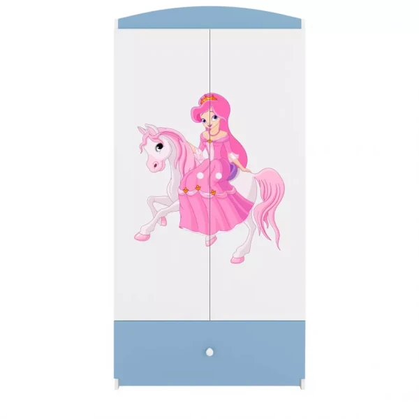 Skříň Babydreams modrá - Princezna 1