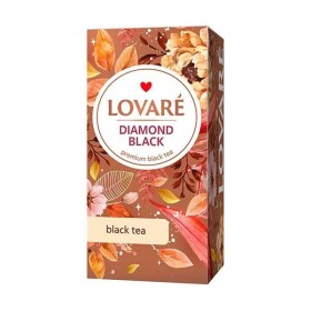 LOVARÉ Diamond Black Tea 48g 24 sáčků, černý čaj
