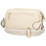 Stylová dámská koženková crossbody kabelka Aliana, béžová