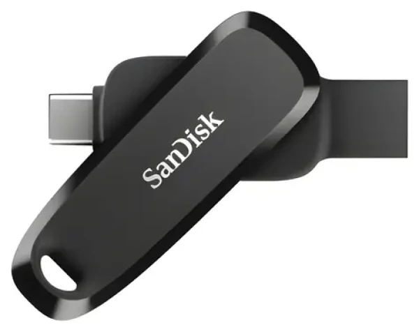 SanDisk Phone Drive 256 GB černá / Flash Disk / USB-C + USB-A / USB 3.2 Gen 1 / čtení 100 MB/s (SDDDC6-256G-G46)