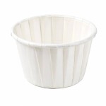 Dortisimo Košíčky na muffiny pevné bílé 5 x 4 cm (100 ks)